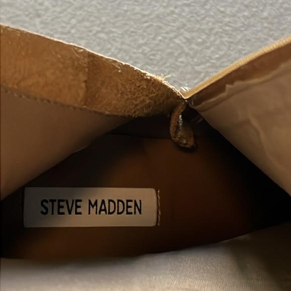 STEVE MADDEN NWOB Sparrow Leather/Suede Block Heel Bootie- Size 10 - Picture 11 of 14
